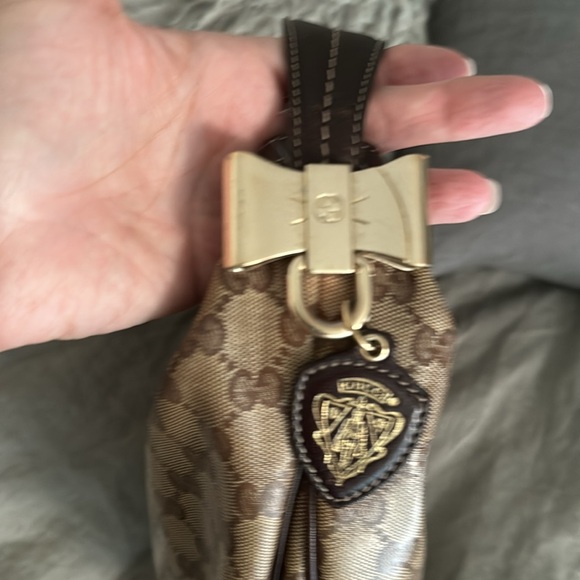 Gucci Brown Monogram Canvas Hobo Bag - Picture 3 of 15